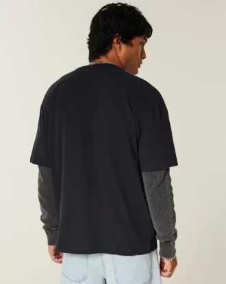 Koszulka z grafiką Boxy Heavyweight Tokyo