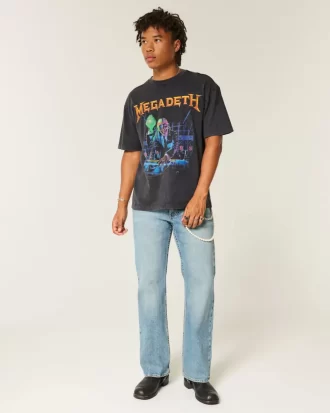 Koszulka z grafiką Boxy Megadeth Tour
