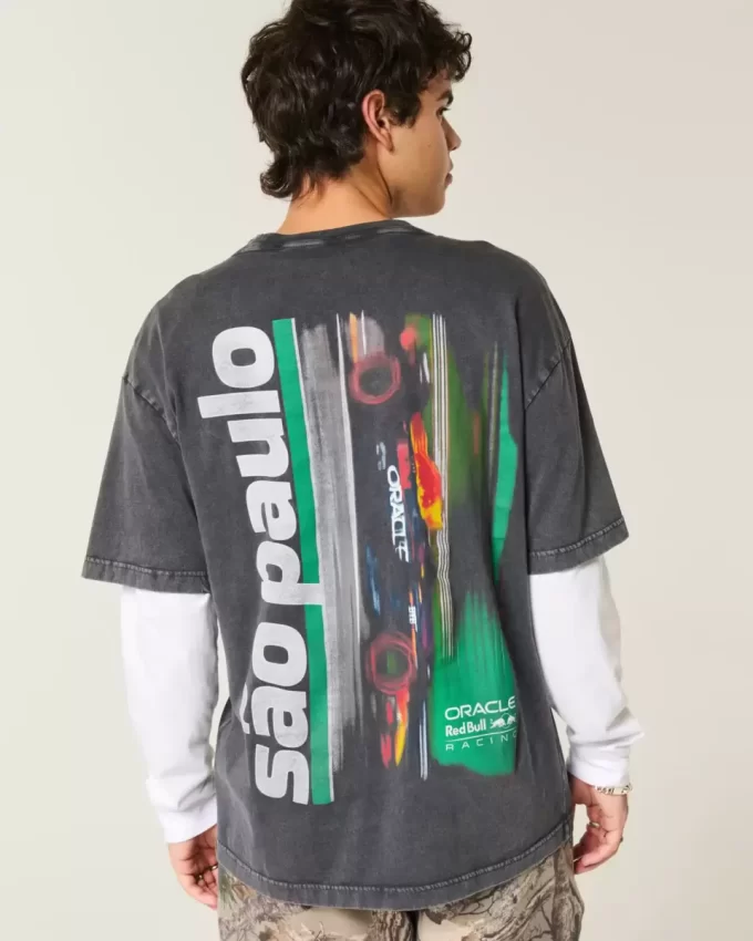 Koszulka z grafiką Boxy Oracle Red Bull Racing Koszulka z grafiką Boxy Oracle Red Bull Racing
