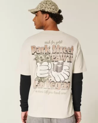 Koszulka z grafiką Boxy Park Street Pawn