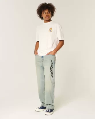 Koszulka z grafiką Boxy Real Madryt CF