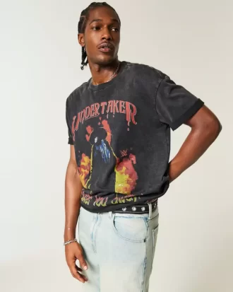 Koszulka z grafiką Boxy Undertaker Koszulka z grafiką Boxy Undertaker