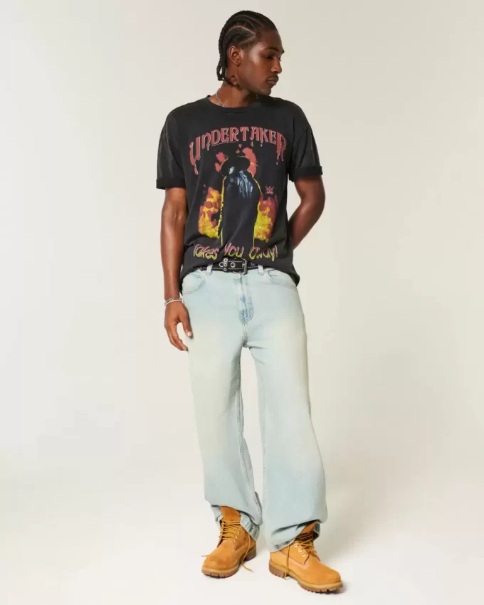 Koszulka z grafiką Boxy Undertaker Koszulka z grafiką Boxy Undertaker