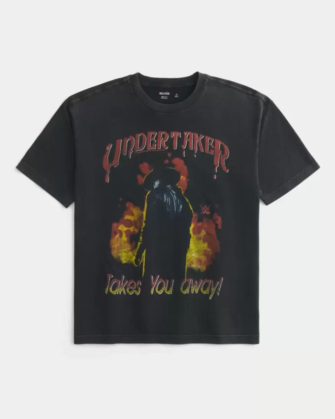 Koszulka z grafiką Boxy Undertaker Koszulka z grafiką Boxy Undertaker