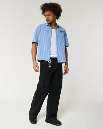 Koszulka z krótkim rękawem i grafiką Chevrolet Corvette w stylu boxy