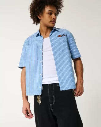 Koszulka z krótkim rękawem i grafiką Chevrolet Corvette w stylu boxy