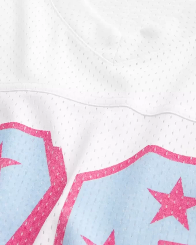 Koszulka z nadrukiem Boxy Crop Number