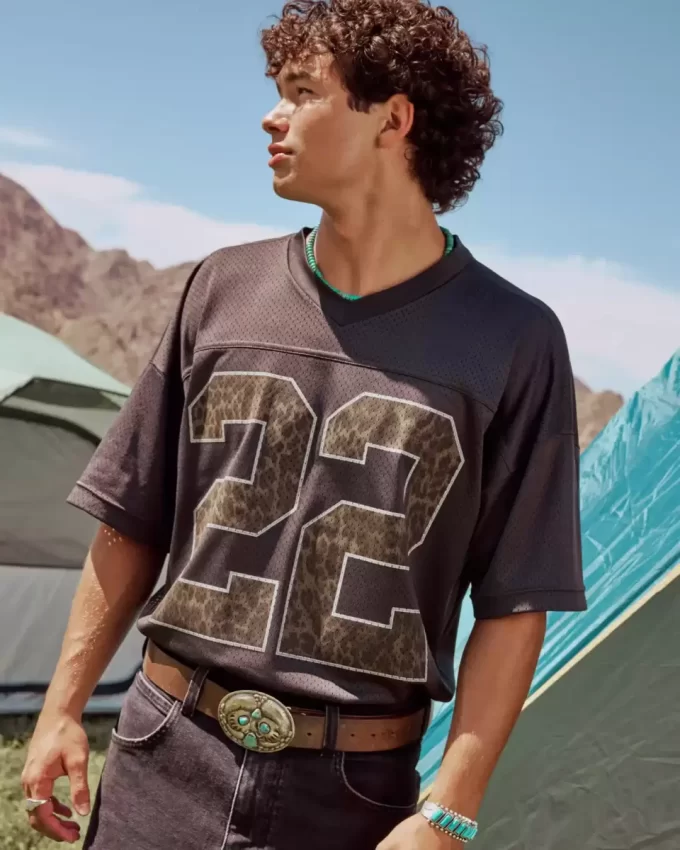 Koszulka z nadrukiem w stylu Baggy Pattern