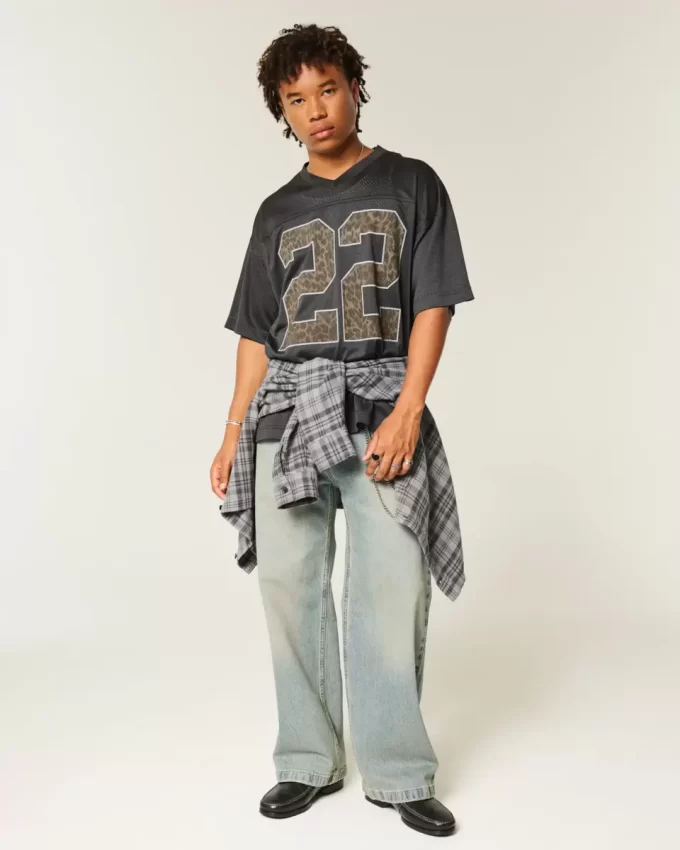 Koszulka z nadrukiem w stylu Baggy Pattern