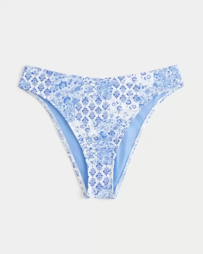 Kręcone, wysoko wycięte, seksowne majtki od bikini z wysokim stanem Kręcone, wysoko wycięte, seksowne majtki od bikini z wysokim stanem