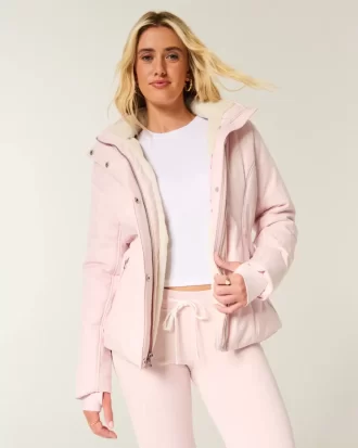 Kurtka całoroczna podszyta sztucznym futrem