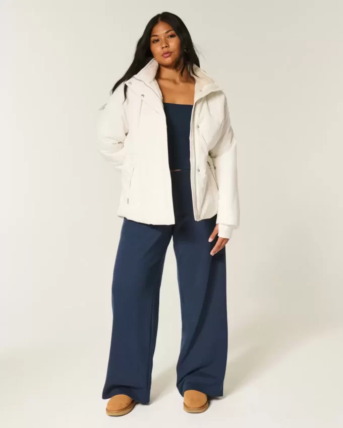 Kurtka całoroczna podszyta sztucznym futrem