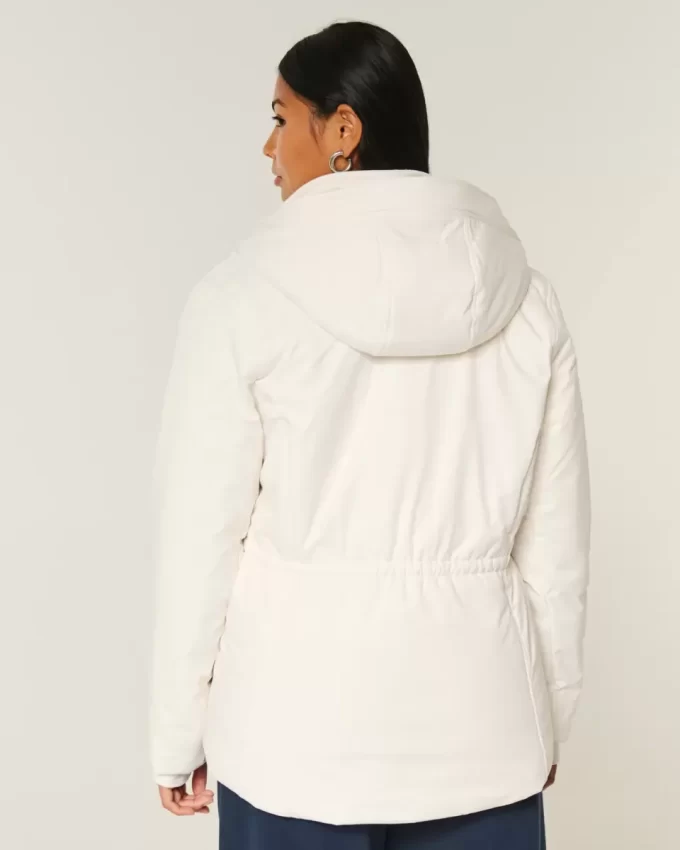 Kurtka całoroczna podszyta sztucznym futrem