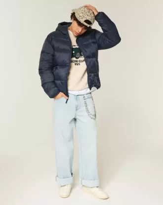 Kurtka puchowa z kapturem