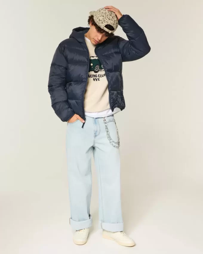 Kurtka puchowa z kapturem