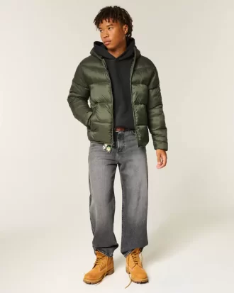 Kurtka puchowa z kapturem