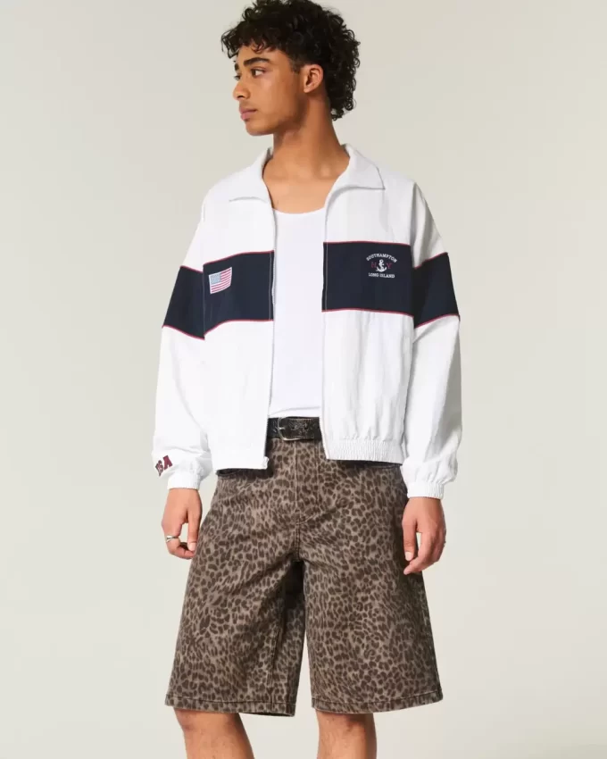 Kurtka rozpinana z grafiką Southampton NY