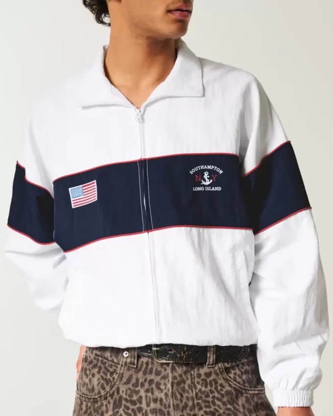 Kurtka rozpinana z grafiką Southampton NY