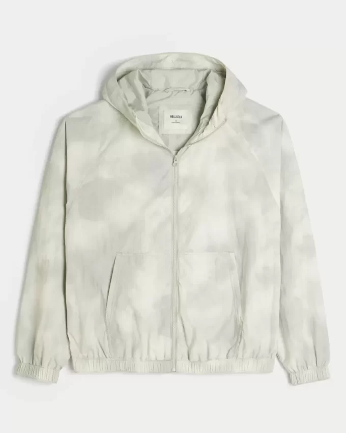 Kurtka wiatrówka z zamkiem błyskawicznym w kolorze kamuflażowym Kurtka wiatrówka z zamkiem błyskawicznym w kolorze kamuflażowym