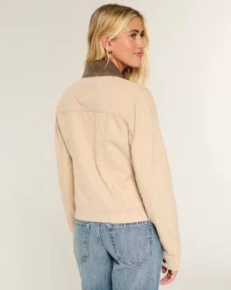 Kurtka z twillu zapinana na zamek