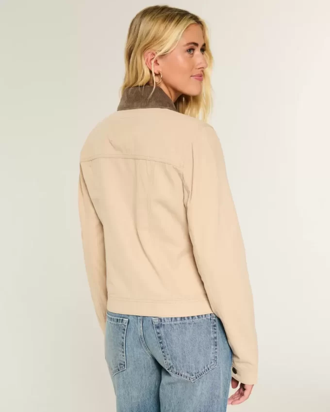 Kurtka z twillu zapinana na zamek