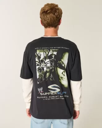 Kwadratowa koszulka z grafiką WWE SummerSlam Kwadratowa koszulka z grafiką WWE SummerSlam