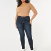 Legginsy Curvy High-Rise Dark Wash Jean