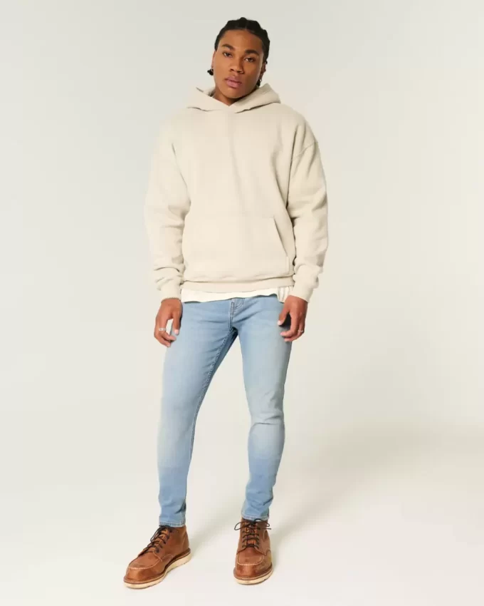 Lekkie, obcisłe jeansy sportowe