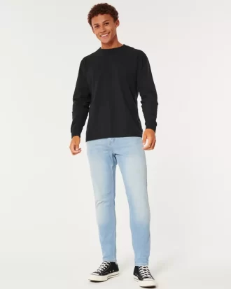 Lekkie, obcisłe jeansy sportowe