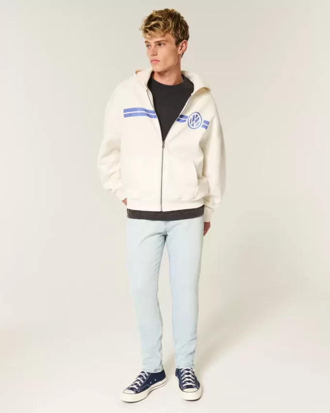 Lekkie, obcisłe jeansy sportowe