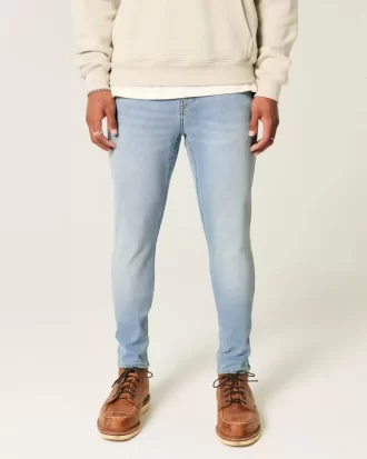 Lekkie, obcisłe jeansy sportowe