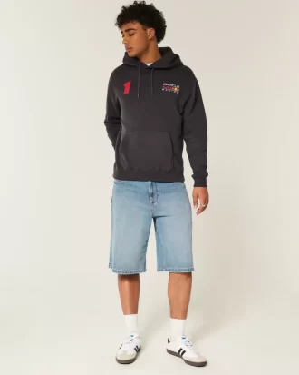 Luźna bluza z kapturem Oracle Red Bull Racing z grafiką