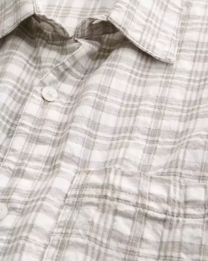 Luźna koszula z krótkim rękawem