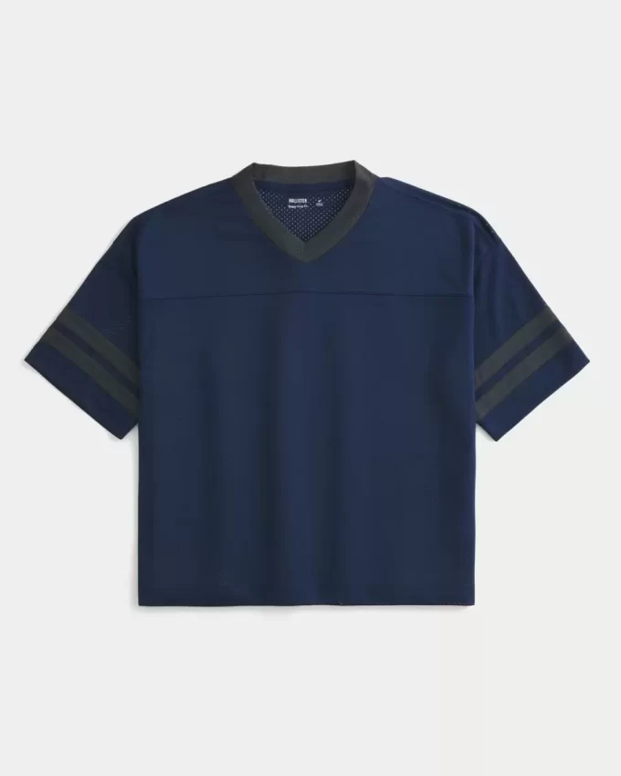 Luźna koszulka typu crop Luźna koszulka typu crop