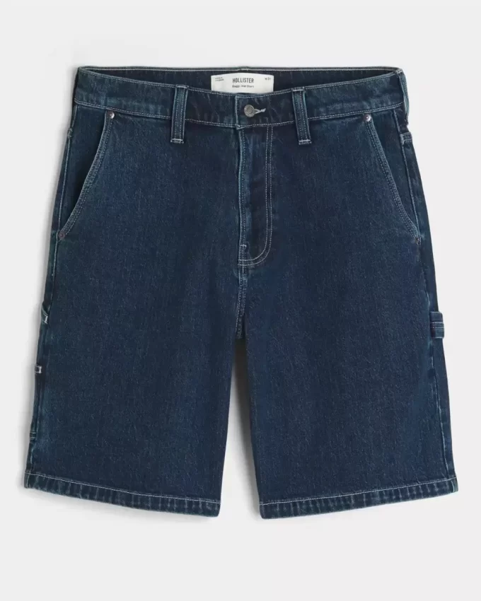 Luźne dżinsowe szorty malarskie Luźne dżinsowe szorty malarskie