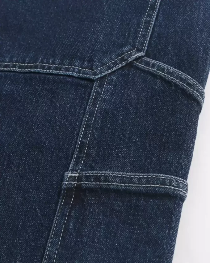 Luźne dżinsowe szorty malarskie Luźne dżinsowe szorty malarskie