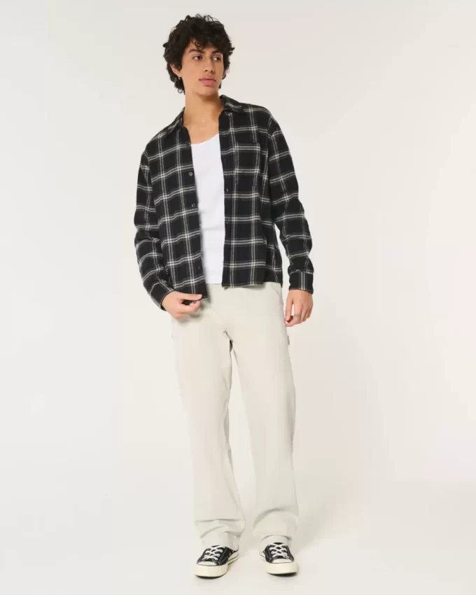 Luźne dżinsy malarskie