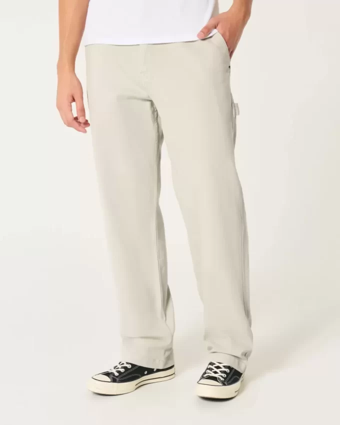 Luźne dżinsy malarskie