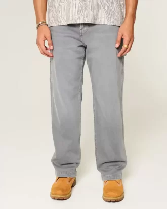 Luźne dżinsy malarskie