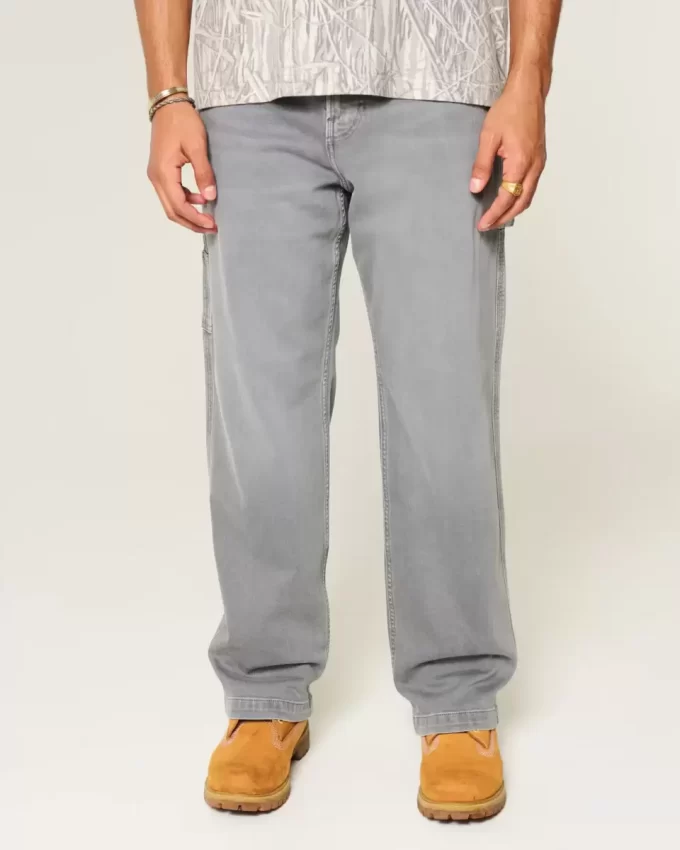 Luźne dżinsy malarskie