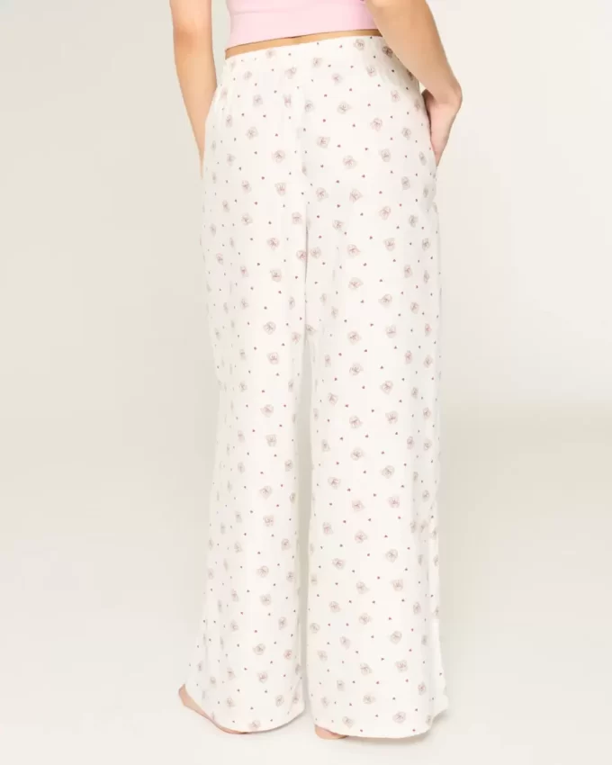 Luźne flanelowe spodnie Luźne flanelowe spodnie