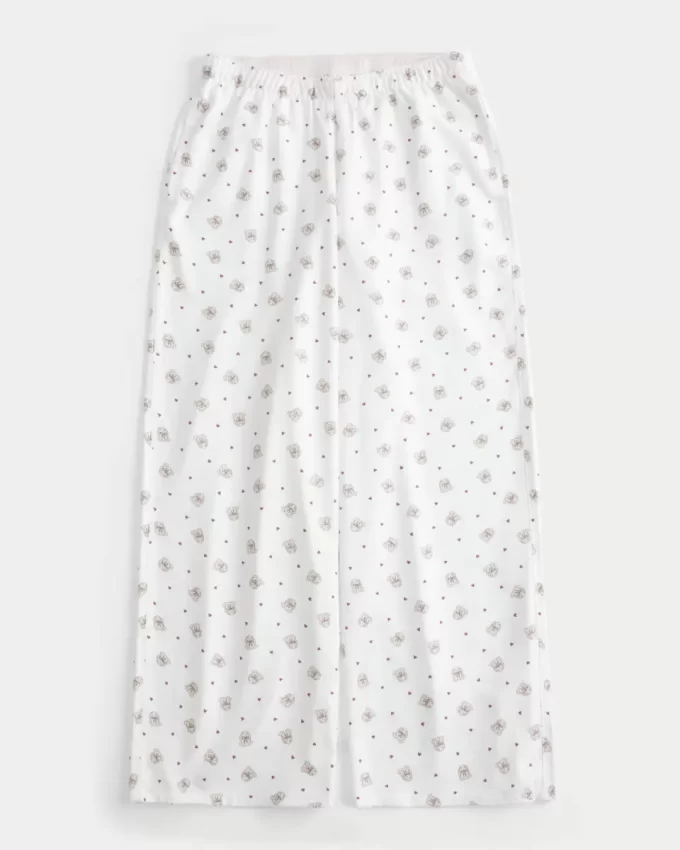 Luźne flanelowe spodnie Luźne flanelowe spodnie