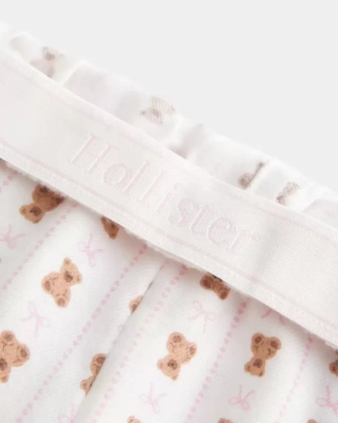 Luźne flanelowe spodnie