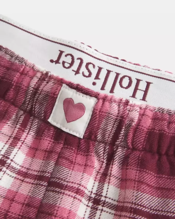 Luźne flanelowe spodnie Luźne flanelowe spodnie