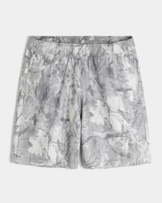 Luźne spodenki do koszykówki w kamuflażu