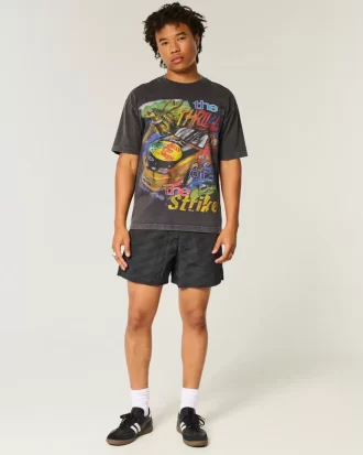 Luźne spodenki piłkarskie do połowy uda