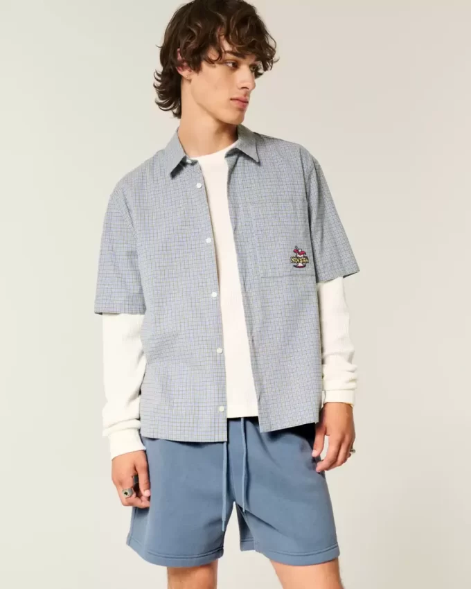 Luźne spodenki polarowe do połowy uda Luźne spodenki polarowe do połowy uda