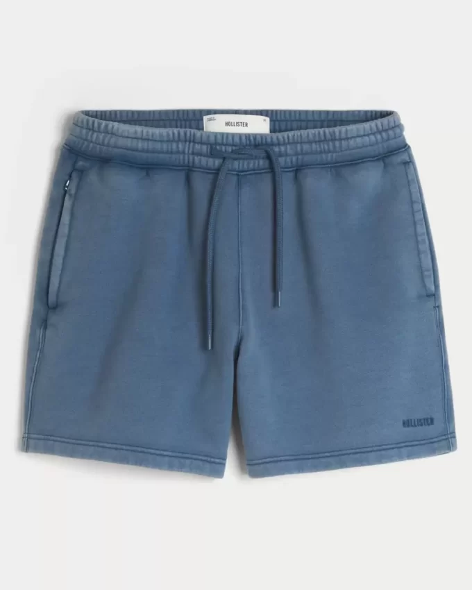 Luźne spodenki polarowe do połowy uda