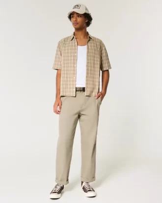 Luźne spodnie chino