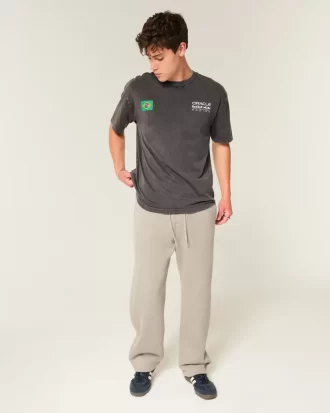 Luźne spodnie dresowe